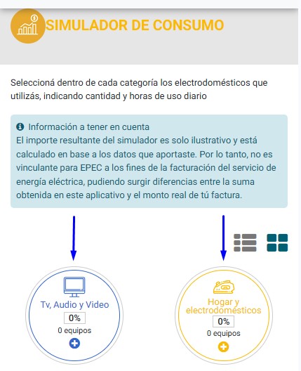 Epec: Entendé Tu Tarifa Y Ahorrá Energía. Imagen extraída del sitio web de Epec.