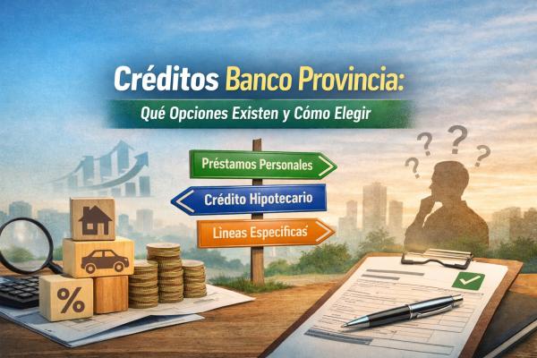 Cr&eacute;ditos Banco Provincia: Qu&eacute; Opciones Existen Y C&oacute;mo Elegir