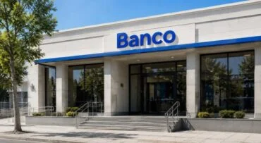 La imagen tiene fines meramente ilustrativos y muestra una sucursal bancaria.