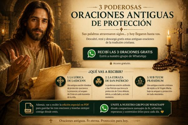 3 Poderosas Oraciones Antiguas de Protecci&oacute;n, Grupo Whatsapp.